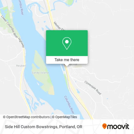 Side Hill Custom Bowstrings map