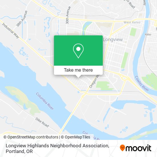Longview Highlands Neighborhood Association map
