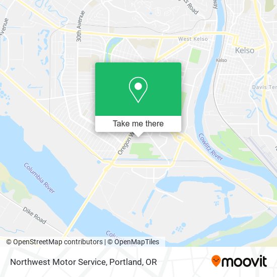 Northwest Motor Service map