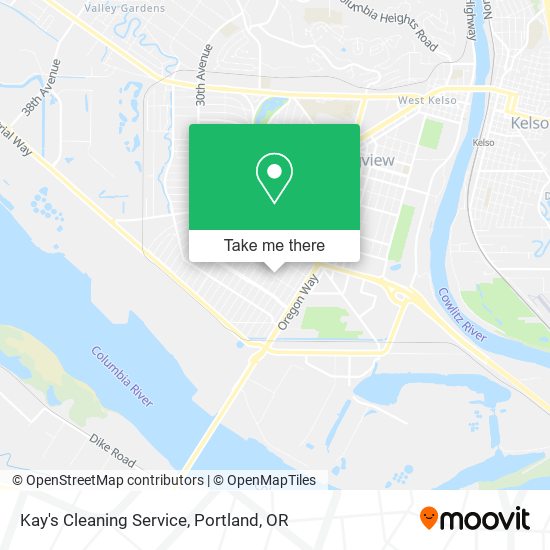 Mapa de Kay's Cleaning Service