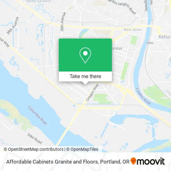Mapa de Affordable Cabinets Granite and Floors