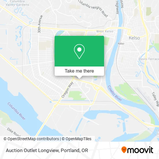 Auction Outlet Longview map