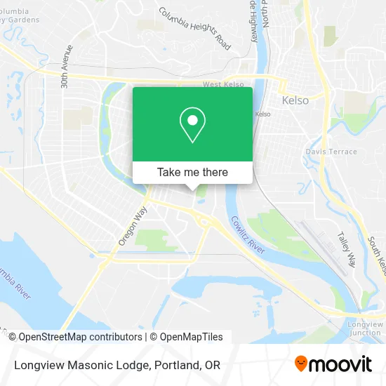 Longview Masonic Lodge map