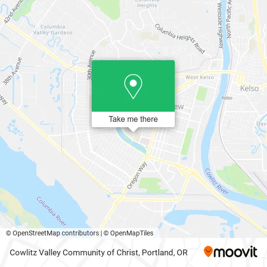 Mapa de Cowlitz Valley Community of Christ