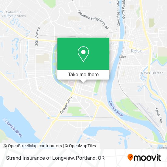 Strand Insurance of Longview map