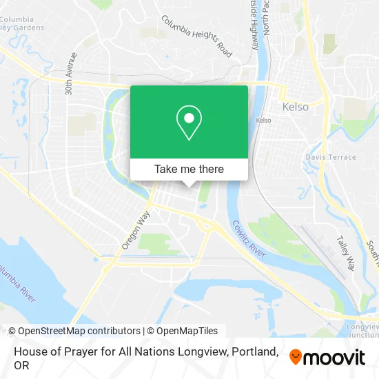House of Prayer for All Nations Longview map