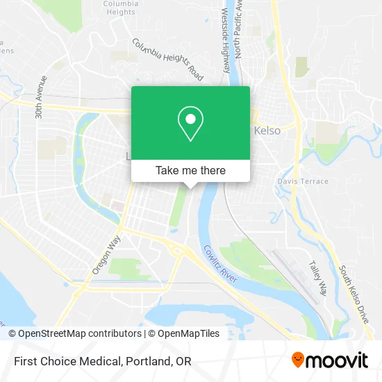 First Choice Medical map