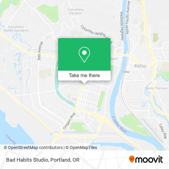 Bad Habits Studio map