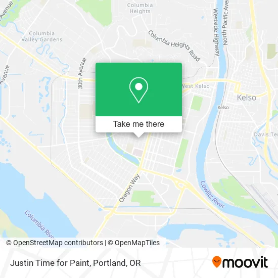 Mapa de Justin Time for Paint