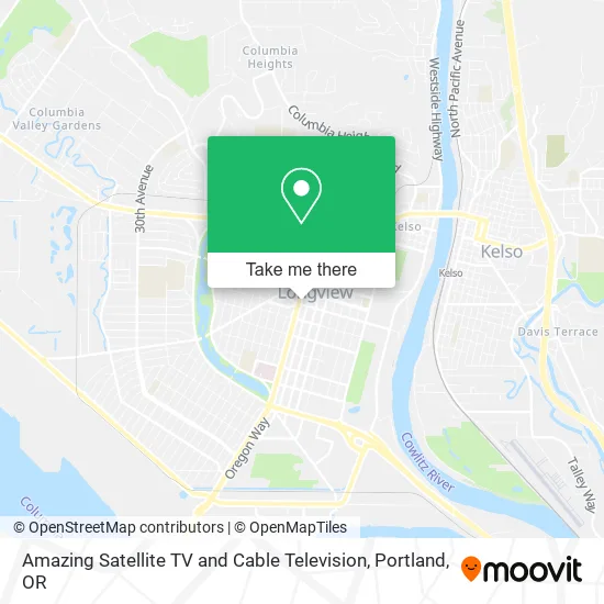 Mapa de Amazing Satellite TV and Cable Television