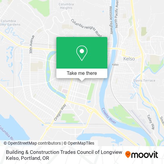 Mapa de Building & Construction Trades Council of Longview Kelso