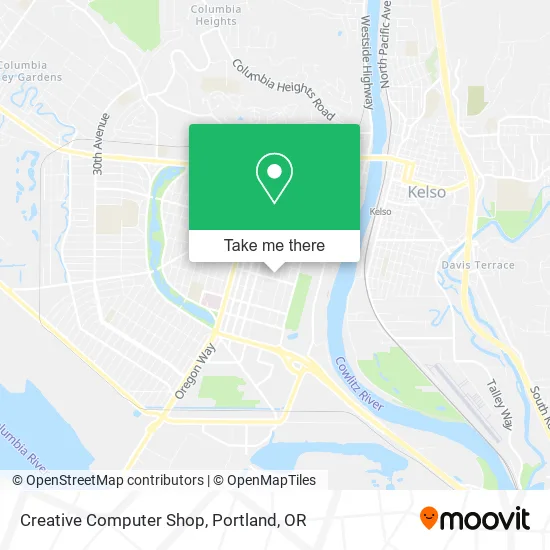 Mapa de Creative Computer Shop