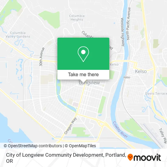 Mapa de City of Longview Community Development