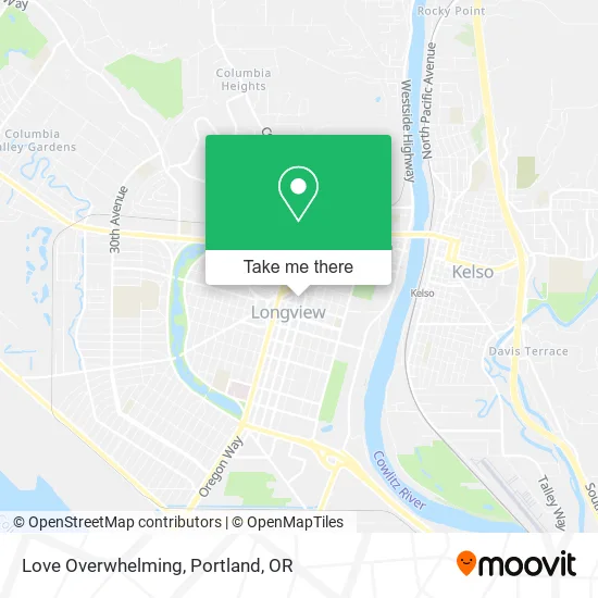 Love Overwhelming map