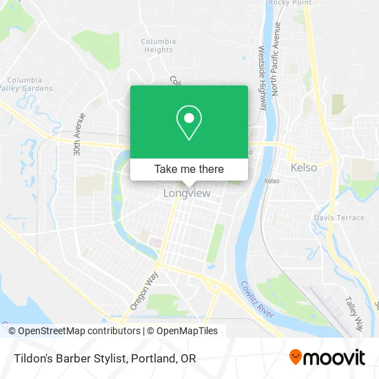 Mapa de Tildon's Barber Stylist