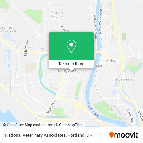 Mapa de National Veterinary Associates