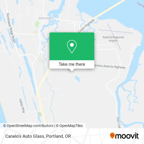 Canelo's Auto Glass map