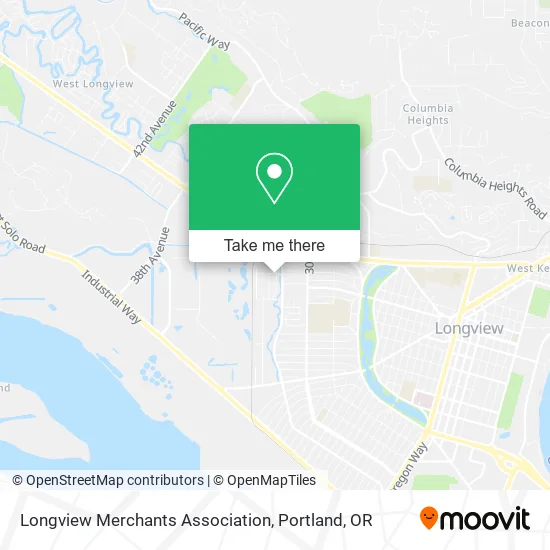 Mapa de Longview Merchants Association