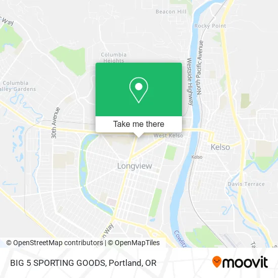 Mapa de BIG 5 SPORTING GOODS