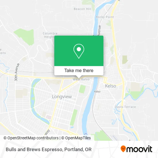 Mapa de Bulls and Brews Espresso