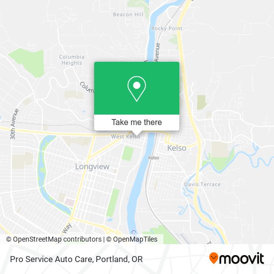 Pro Service Auto Care map