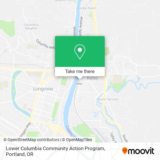 Lower Columbia Community Action Program map