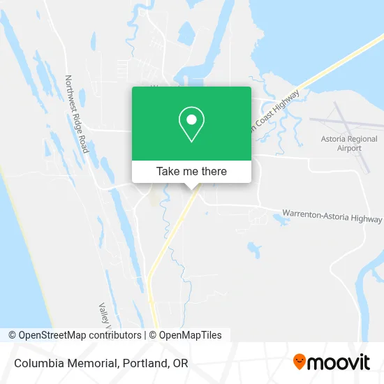 Columbia Memorial map