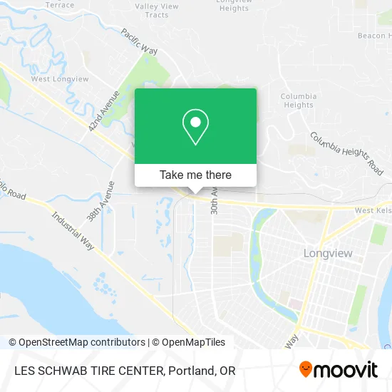 Mapa de LES SCHWAB TIRE CENTER
