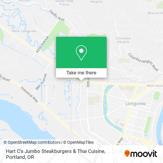 Mapa de Hart C's Jumbo Steakburgers & Thai Cuisine