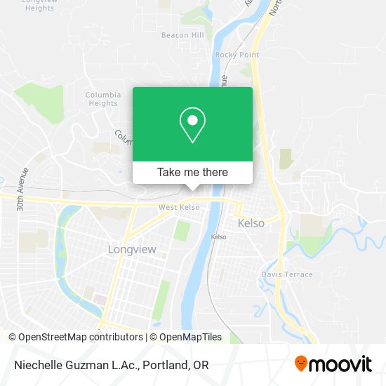 Niechelle Guzman L.Ac. map