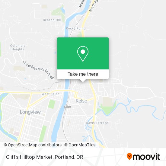 Mapa de Cliff's Hilltop Market