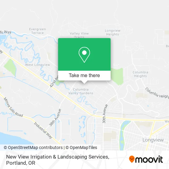 New View Irrigation & Landscaping Services map