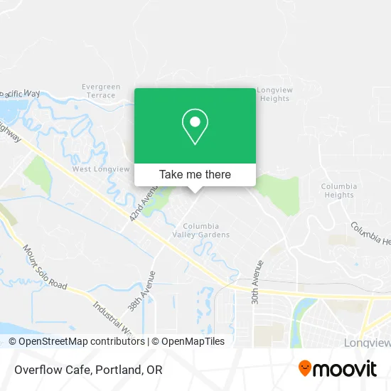 Overflow Cafe map