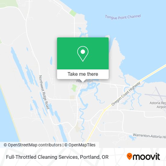 Full-Throttled Cleaning Services map