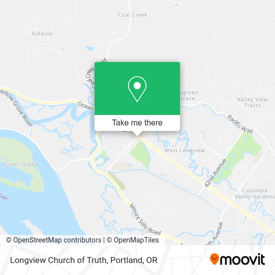 Longview Church of Truth map