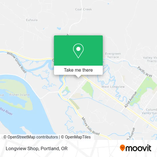 Longview Shop map
