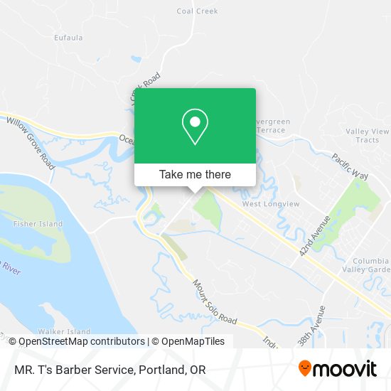 MR. T's Barber Service map
