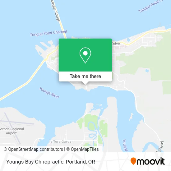 Youngs Bay Chiropractic map