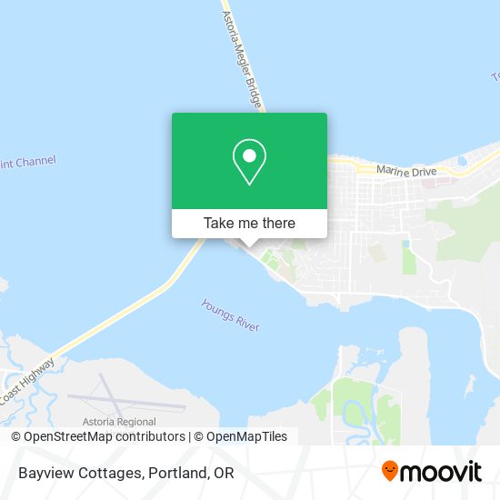 Bayview Cottages map