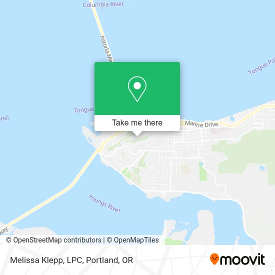 Melissa Klepp, LPC map