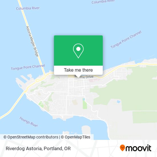 Riverdog Astoria map