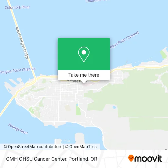 CMH OHSU Cancer Center map