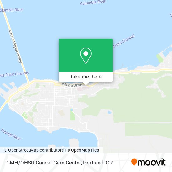 CMH/OHSU Cancer Care Center map