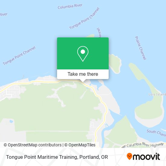 Mapa de Tongue Point Maritime Training