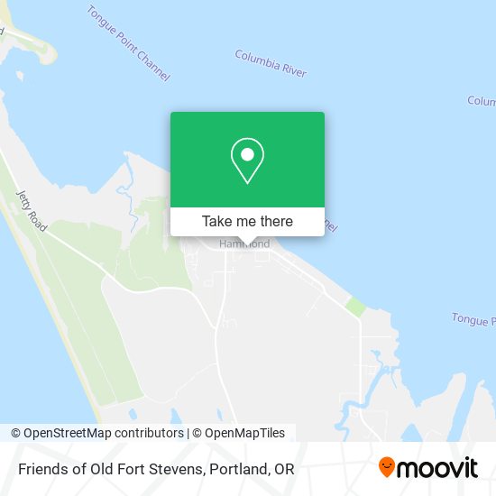 Mapa de Friends of Old Fort Stevens