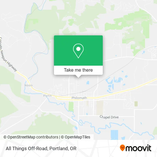 Mapa de All Things Off-Road