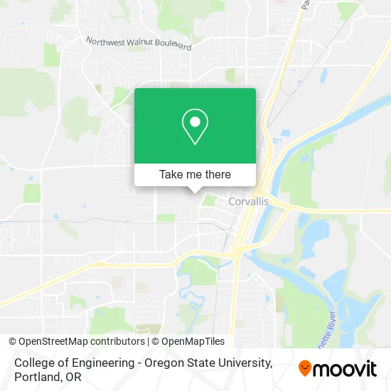 College of Engineering - Oregon State University map