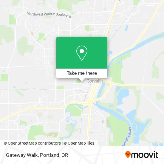 Mapa de Gateway Walk