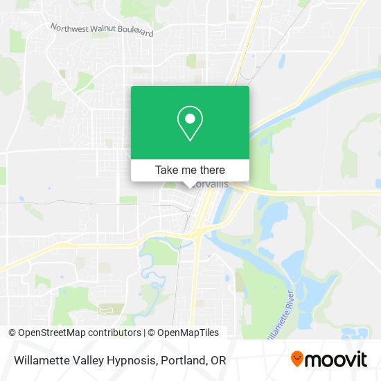 Willamette Valley Hypnosis map