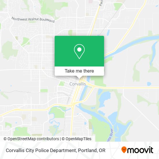 Mapa de Corvallis City Police Department